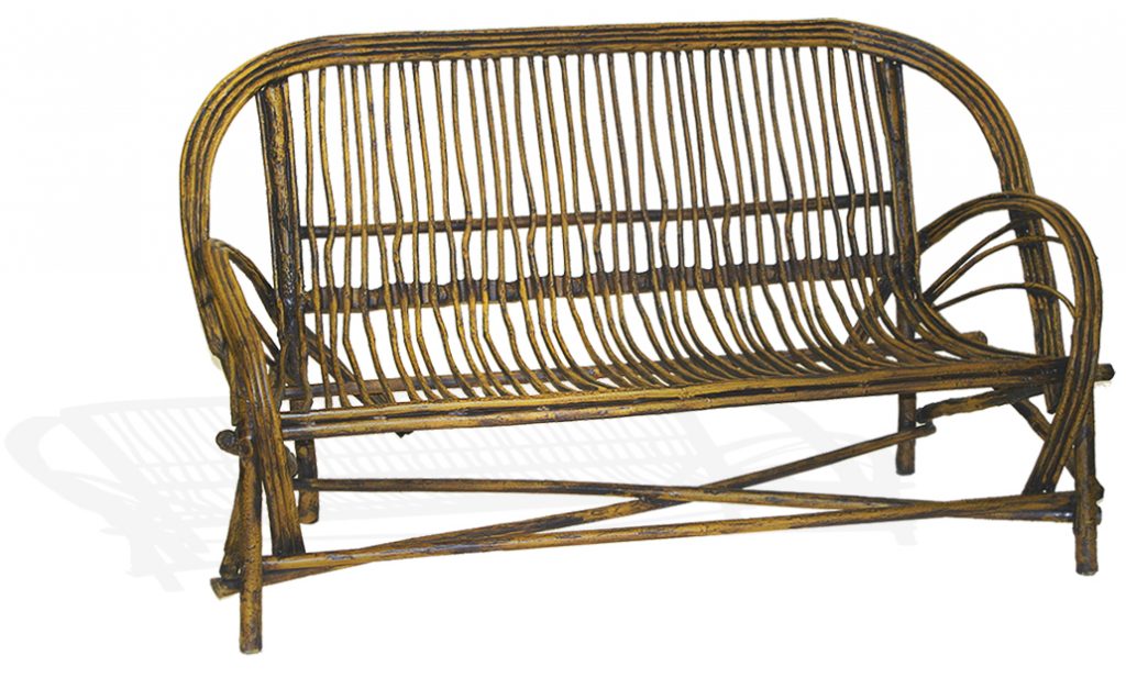 bent willow furniture - settee